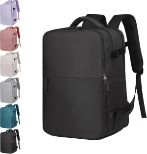 Levettevac Mochila, Levettevac Backpack, LevetteBag Backpack, Levette Bag, Large Capacity Bag with Separate Compartment (Black)