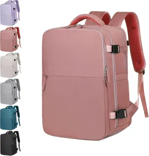 Levettevac Mochila, Levettevac Backpack, LevetteBag Backpack, Levette Bag, Large Capacity Bag with Separate Compartment (Pink)