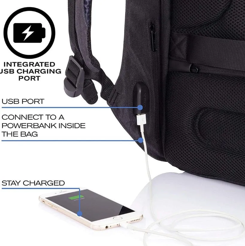 Lightweight Anti-Theft Waterproof Backpack with USB Port