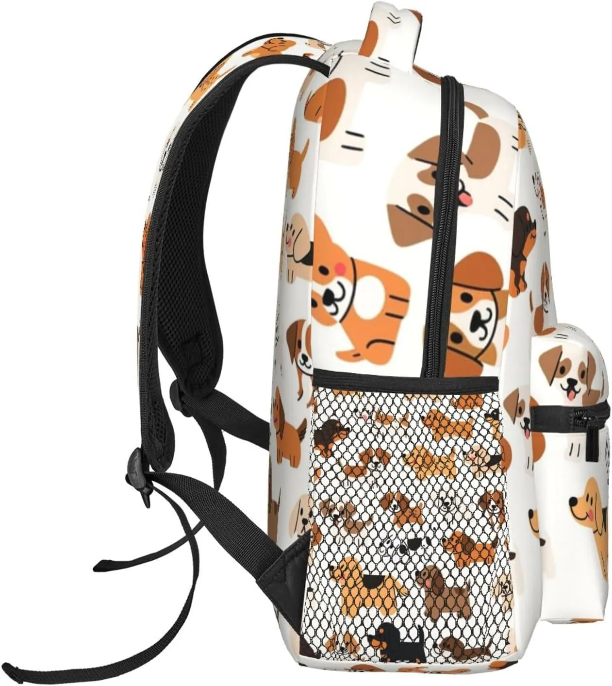 Lightweight Backpack for Gym Travel Bicycle - Big Capacity Multipurpose Anti-Theft Carry On Bag, Funny Dogs Art Travel Hiking Bag & Day Pack
