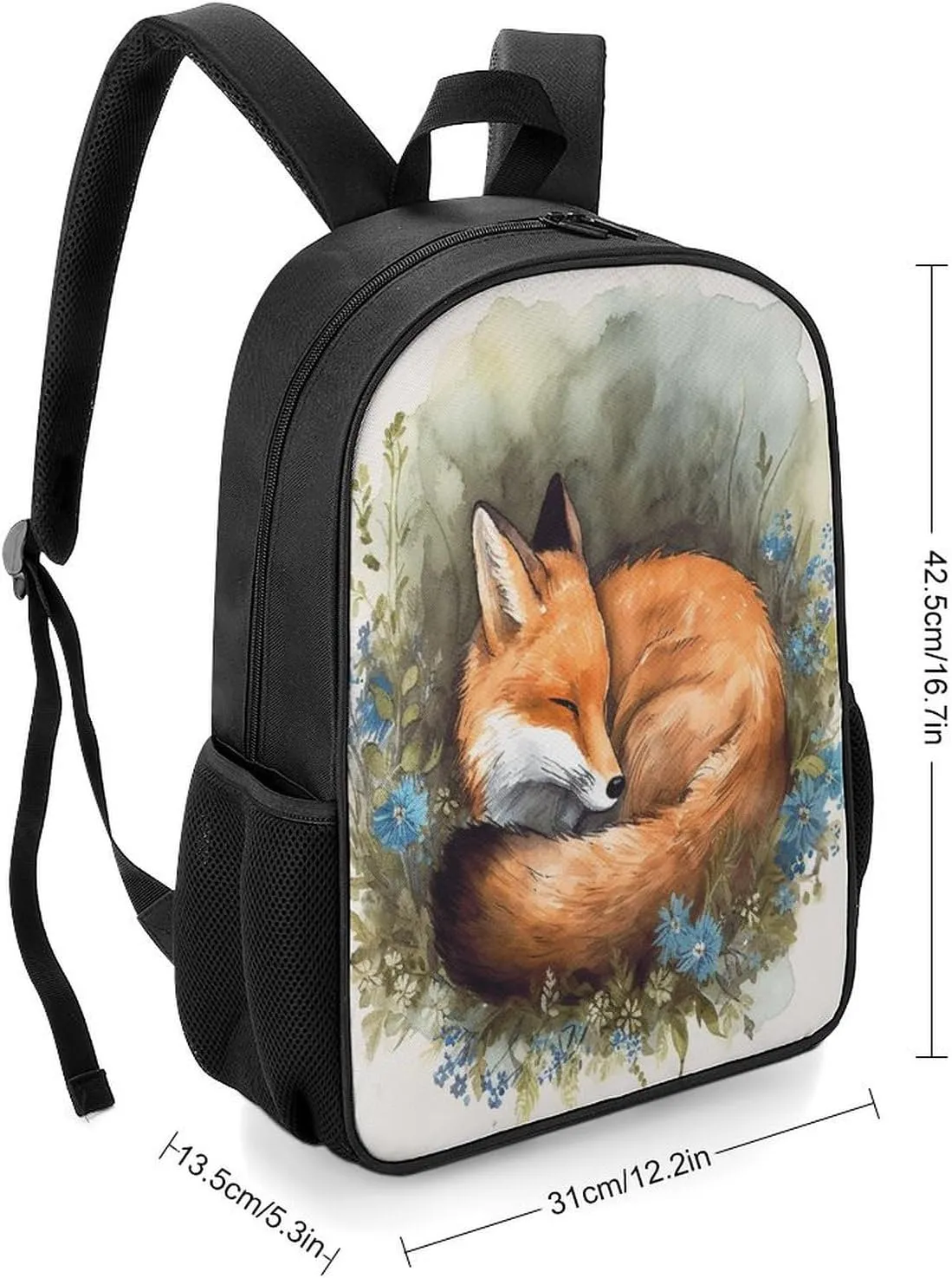 Lightweight Backpacks Cute Travel Bag Durable A Sleeping Creature Printing Small Travel Backpack For Women & Men