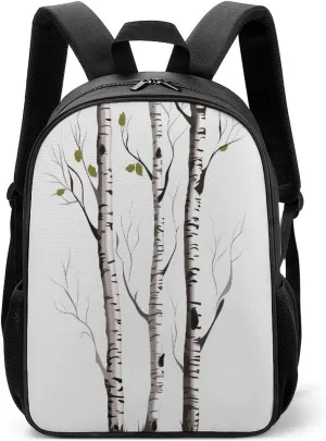 Lightweight Backpacks Cute Travel Bag Durable Birch Tree Printing Small Travel Backpack For Women & Men