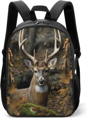 Lightweight Backpacks Cute Travel Bag Durable Camouflage Deer Printing Small Travel Backpack For Women & Men