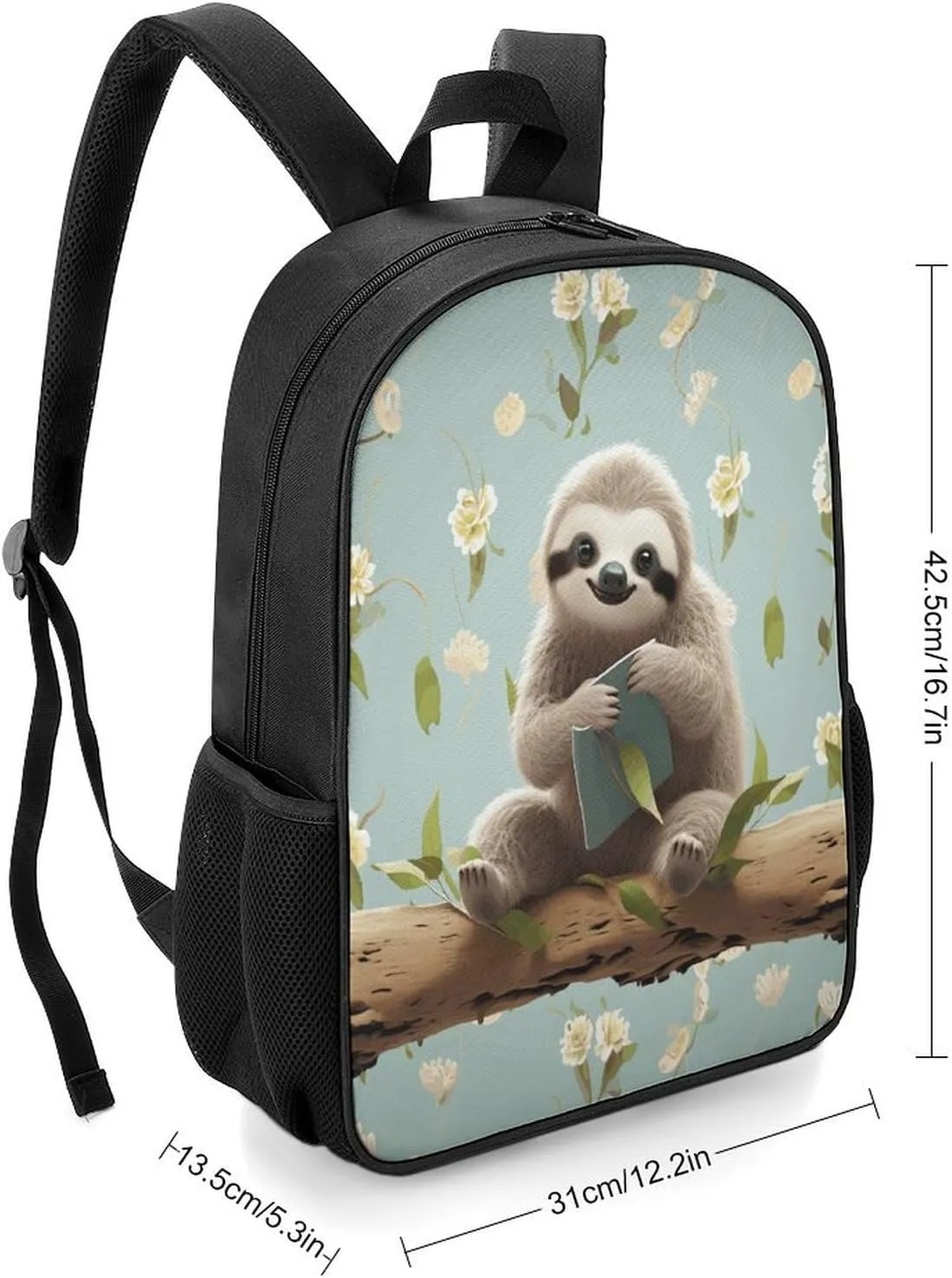 Lightweight Backpacks Cute Travel Bag Durable Cute Sloths Printing Small Travel Backpack For Women & Men