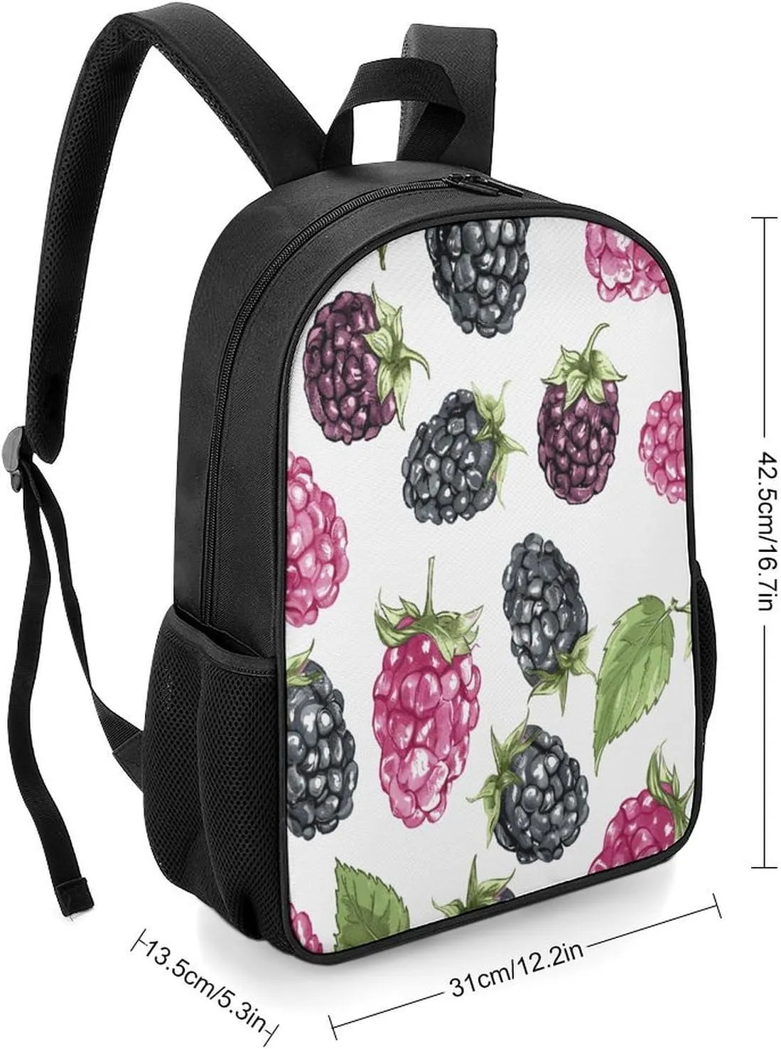 Lightweight Backpacks Cute Travel Bag Durable Fruit Pattern Printing Small Travel Backpack For Women & Men