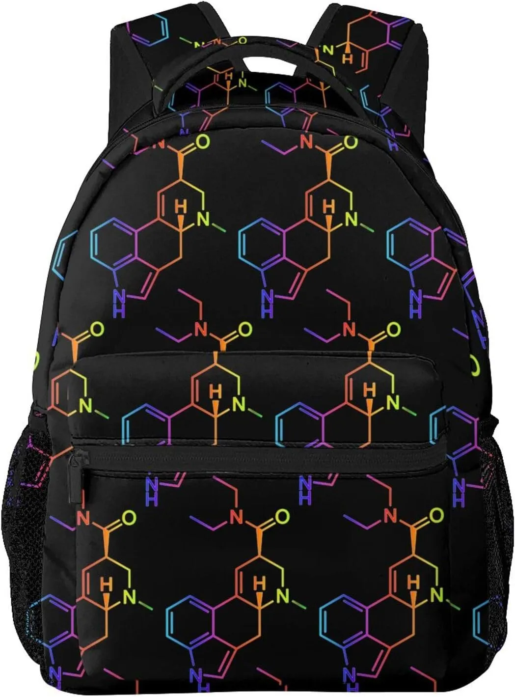 Lightweight Bookbag Molecule Acid Psychedelic Chemistry Premium Backpack
