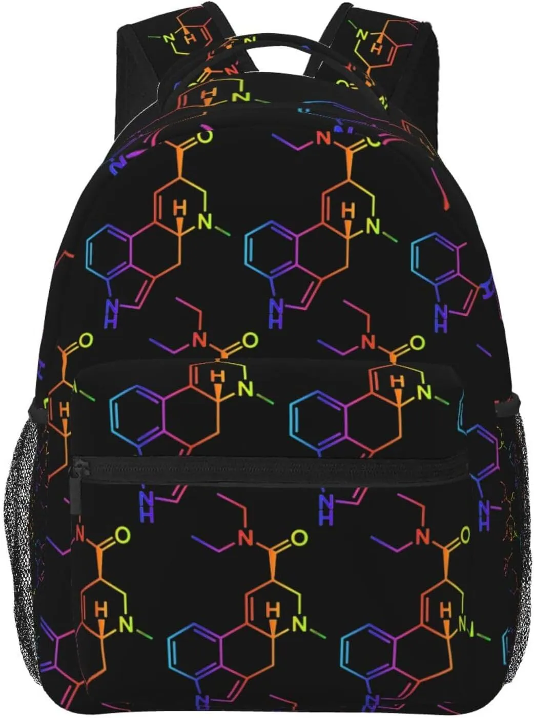 Lightweight Bookbag Molecule Acid Psychedelic Chemistry Premium Backpack