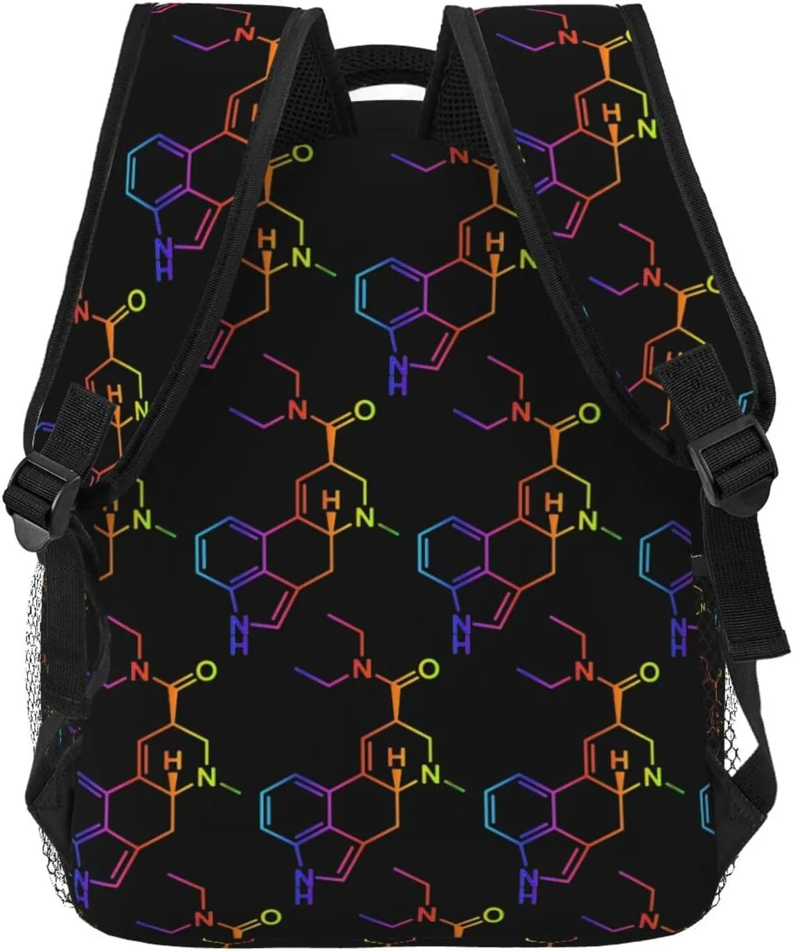 Lightweight Bookbag Molecule Acid Psychedelic Chemistry Premium Backpack
