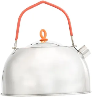Lightweight Mini Portable Teapot Stainless Steel Camping Kettle for Tea and Coffee for Outdoor Hiking and Camping Essentials