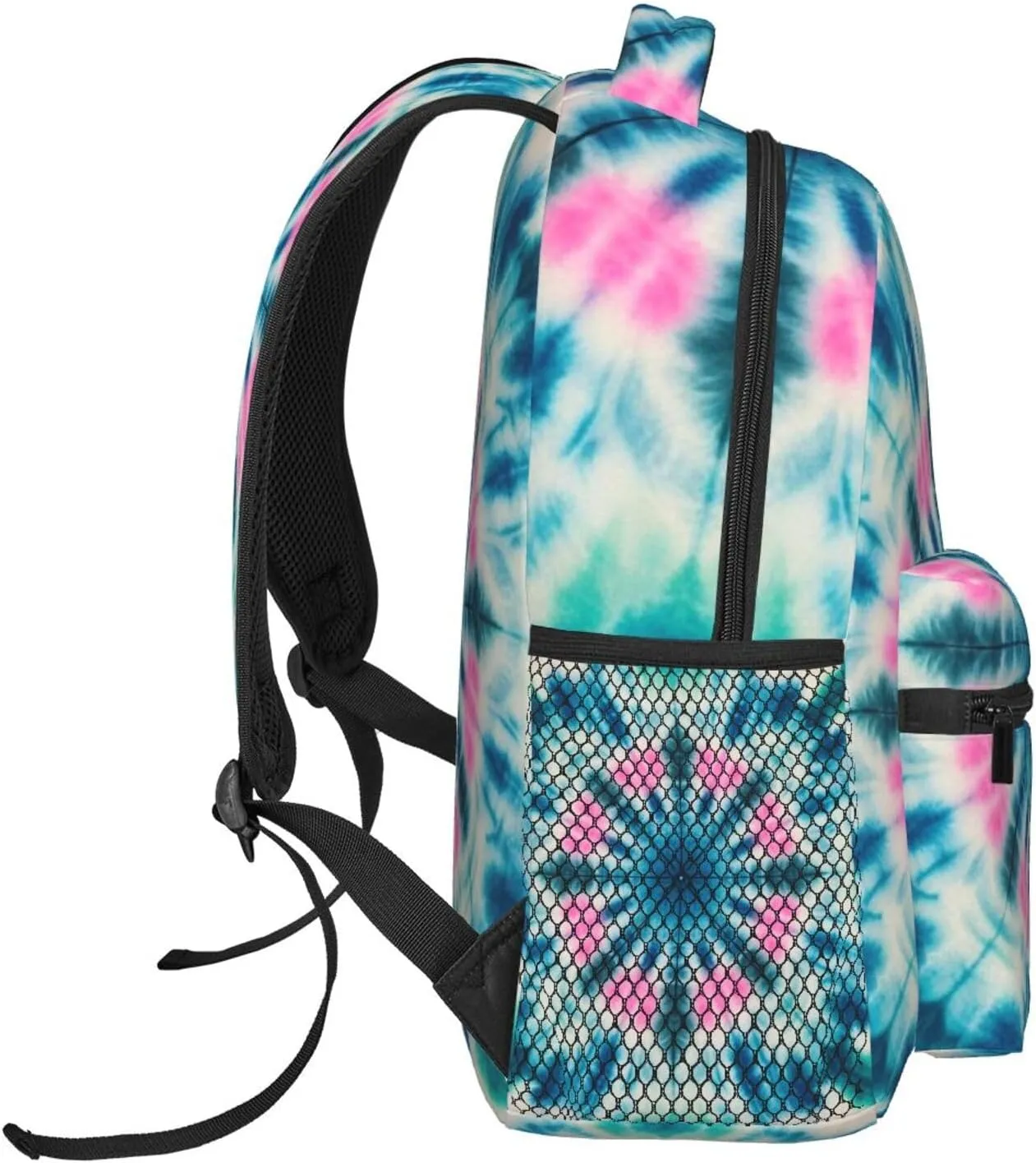 Lightweight Rucksacks for Camping Picnic Walking Cycling - Large Capacity Multipurpose Anti-Theft Carry On Bag, Tie Dye Art Travel Hiking & Camping Rucksack