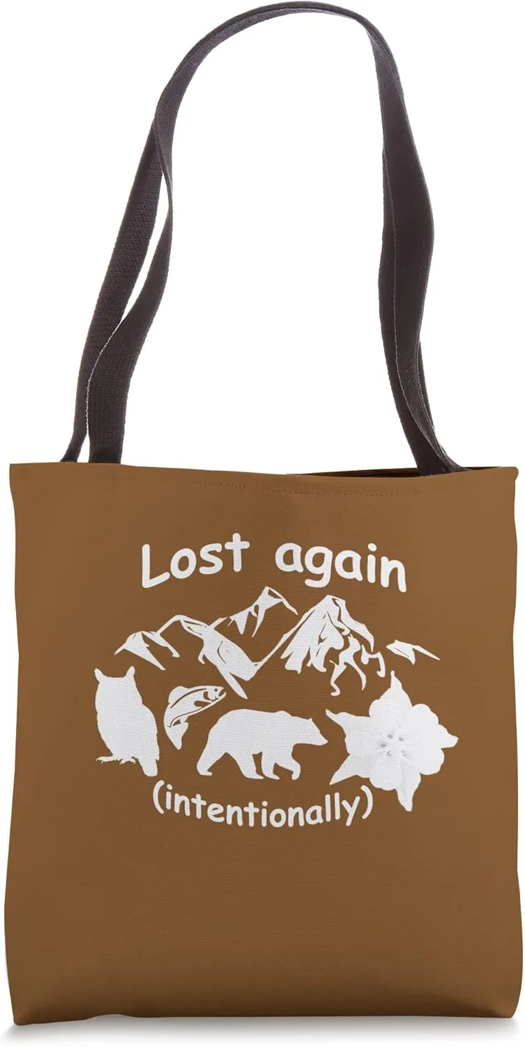Lost again, intentionally. Tote Bag