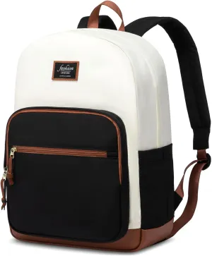 LOVEVOOK Backpack for School, Lightweight book bag, College Laptop Backpack, Water resistant Basic Middle School Bookbag Casual Daypack for Travel, Fits 15.6" Laptop