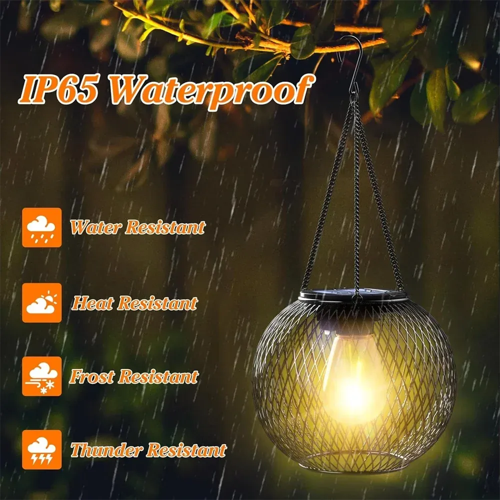 LumiGlow Solar Hanging Lanterns
