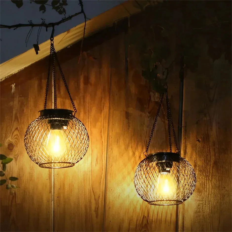 LumiGlow Solar Hanging Lanterns