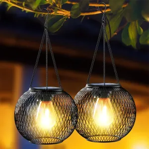 LumiGlow Solar Hanging Lanterns