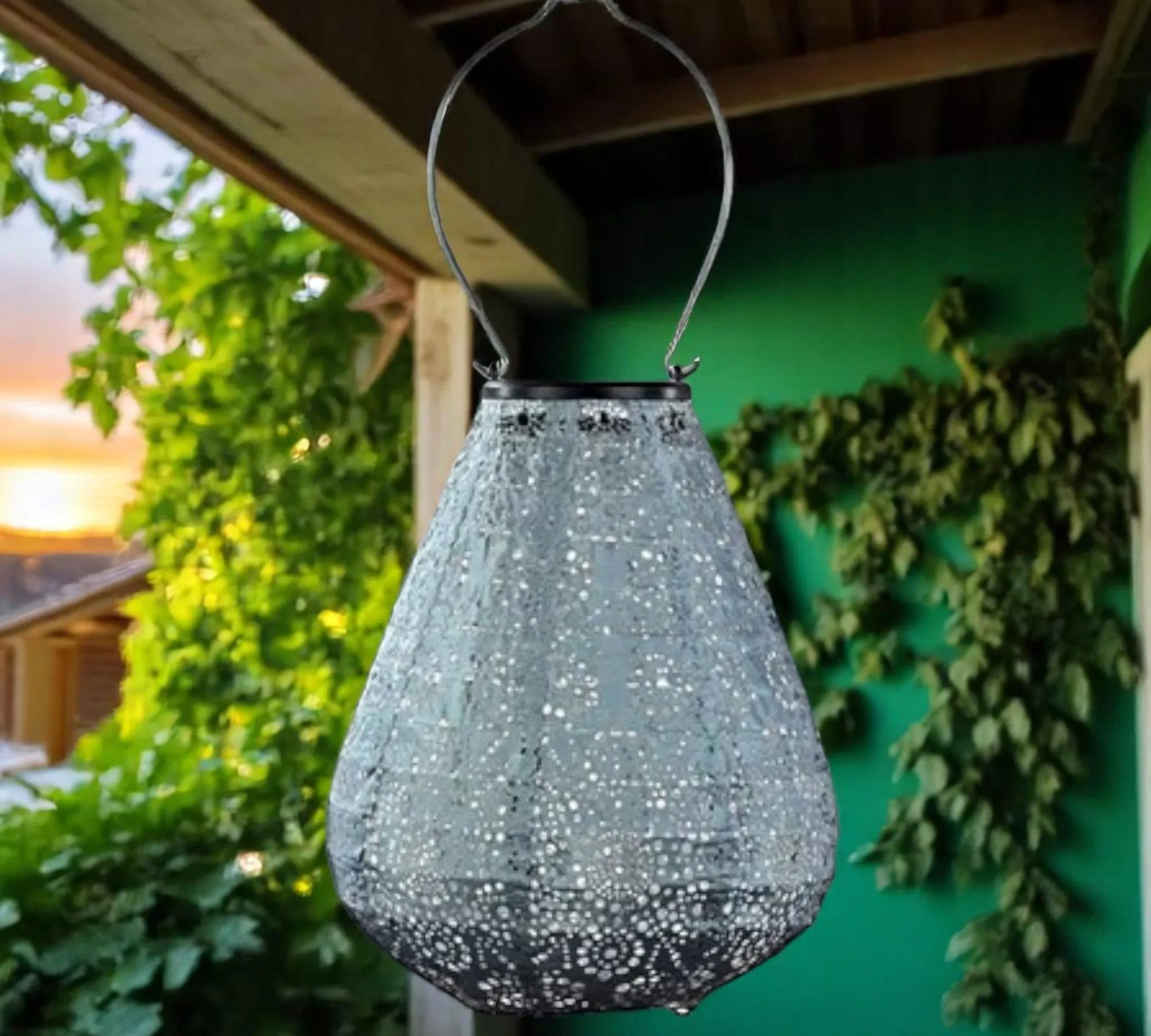 Lumiz Outdoor LED Solar Lantern - Tulip 20cm