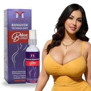 MACARIA Bobae Brazilian Breast Enlargement, Enhancement & Firming Spray Oil Chest Reduce Flatness And Sagging Care Breast Enhancement, Cream For Dry Cracked s