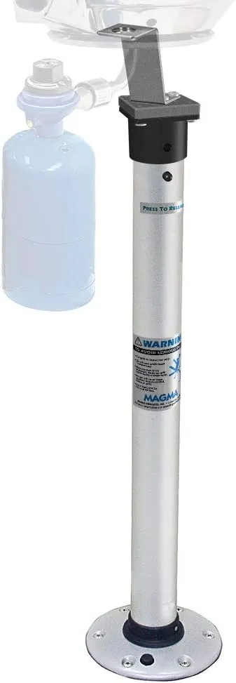 Magma Products, A10-184, A10-184 Double Locking Pedestal Mount for Marine Kettle Grills, Multi, One Size