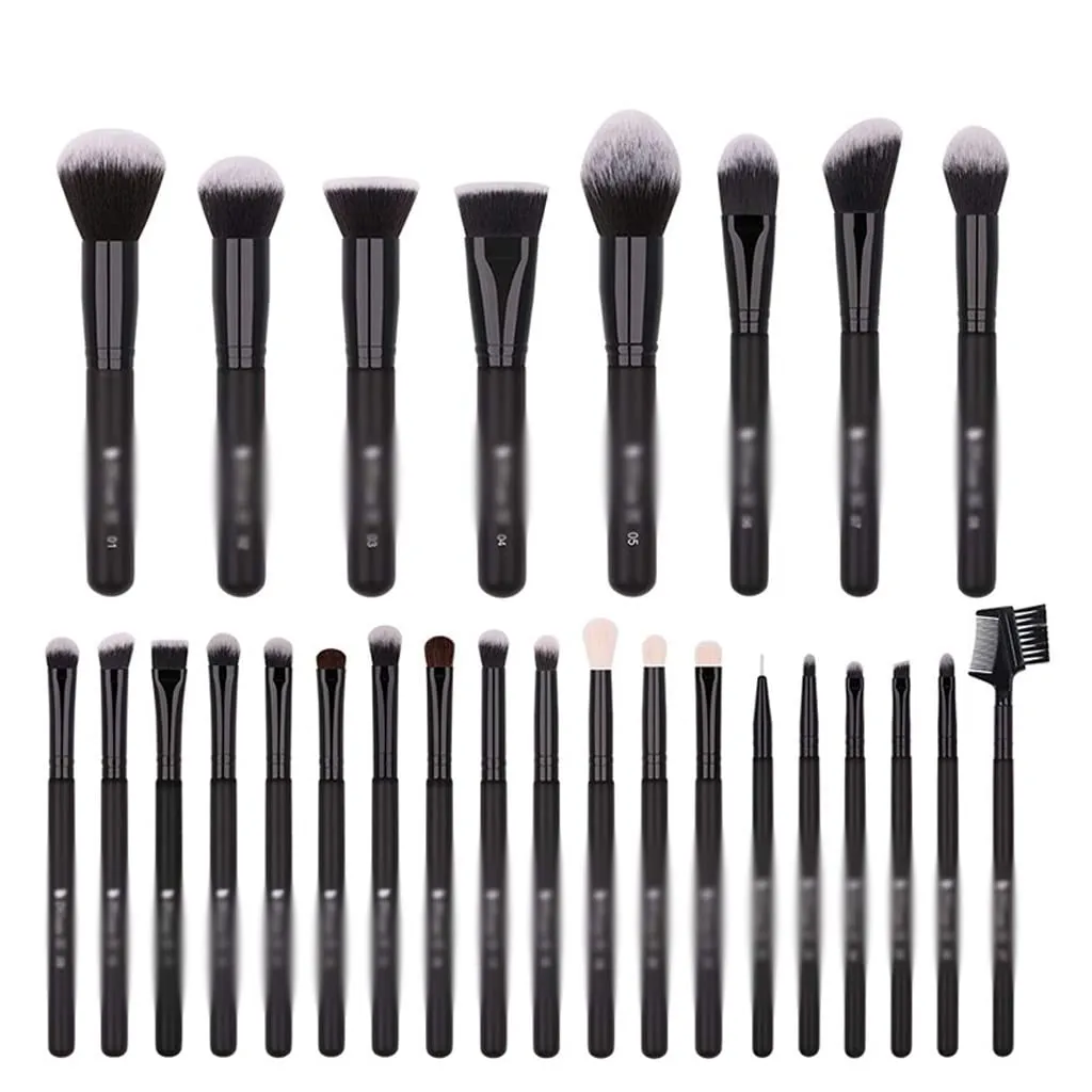 Makeup Brush 27pcs Professional Makeup Brushes Set Natural Goat Hair Foundation Powder Contour Eyeshadow Makeup Kits