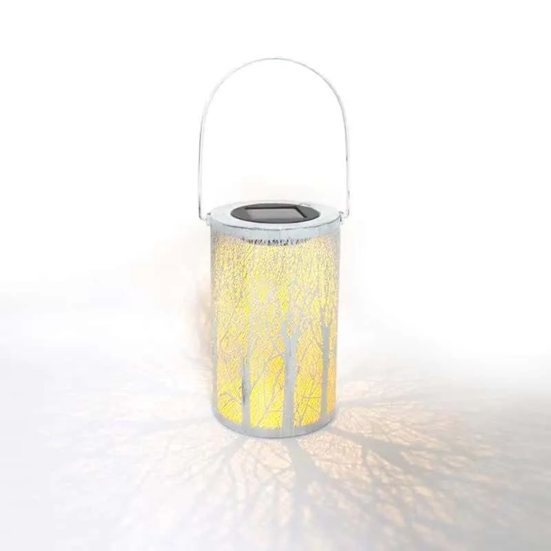 Maple Leaf Solar Garden Lantern