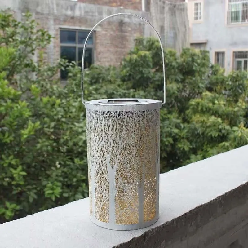 Maple Leaf Solar Garden Lantern