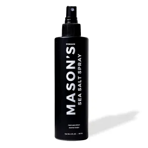 Masons Pomade Sea Salt Spray for Hair – Lightweight Texture Spray with Aloe and Argan Oil – Beach Waves and Volume with Mountain Rain Scent – Non-Sticky for Men and Women