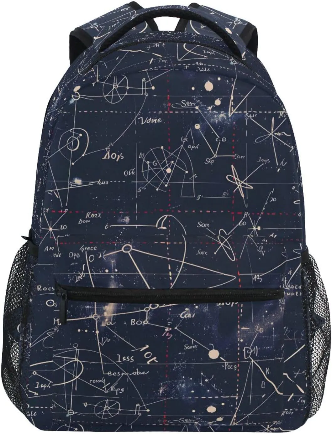 Math Formula School Kids Backpack for Boys Girls Laptop Backpack Lightweight Travel Bag for Women Men