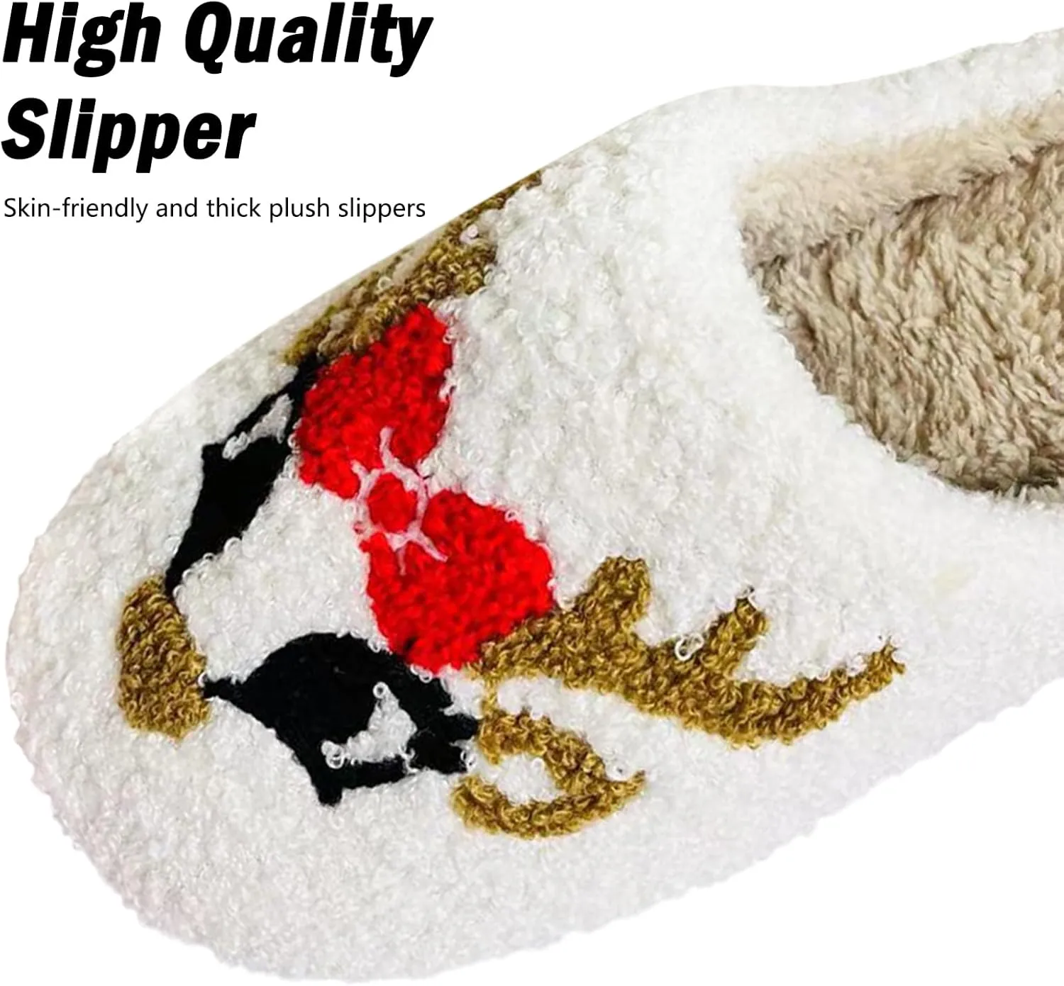 Menore Memory Foam Slippers for Womens Mens Plush Warm Spooky Lantern Cute Slippers House Shoes