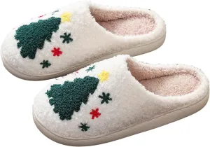 Menore Memory Foam Slippers for Womens Mens Plush Warm Spooky Lantern Cute Slippers House Shoes