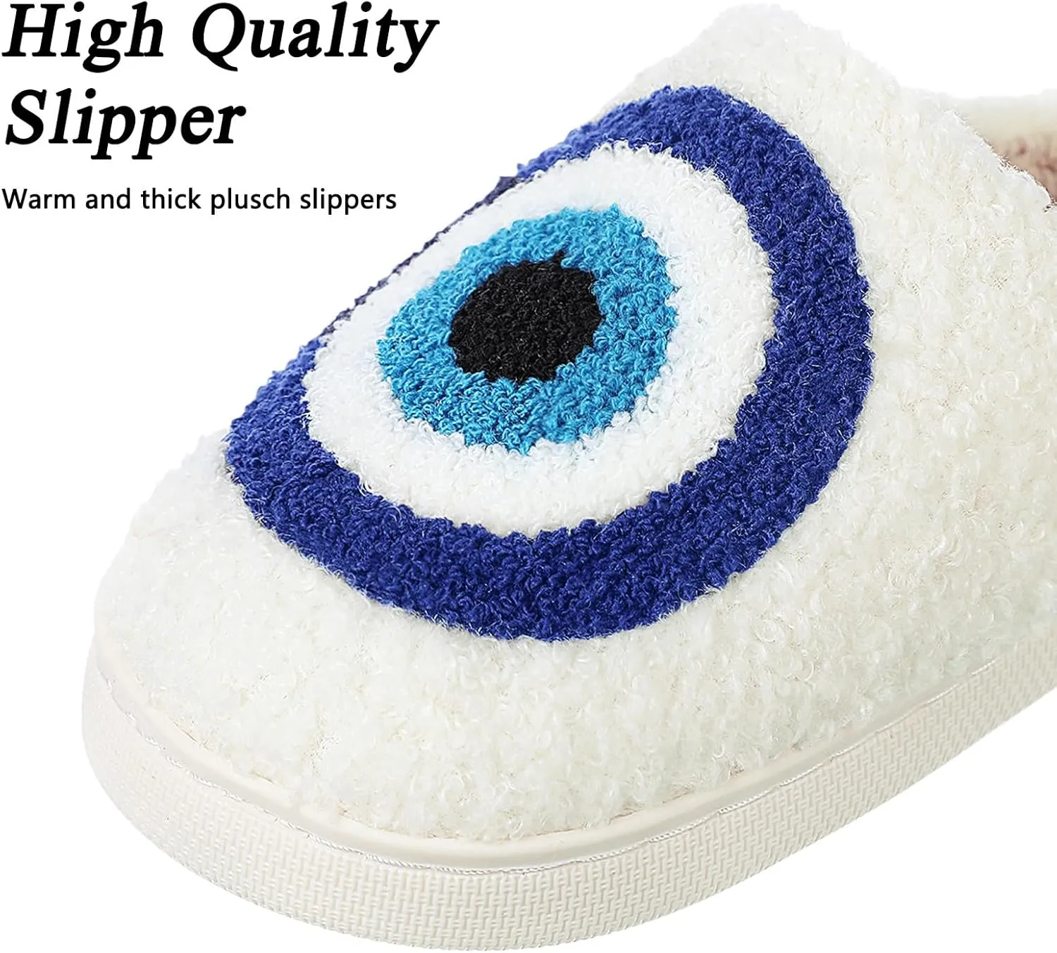 Menore Memory Foam Slippers for Womens Mens Plush Warm Spooky Lantern Cute Slippers House Shoes