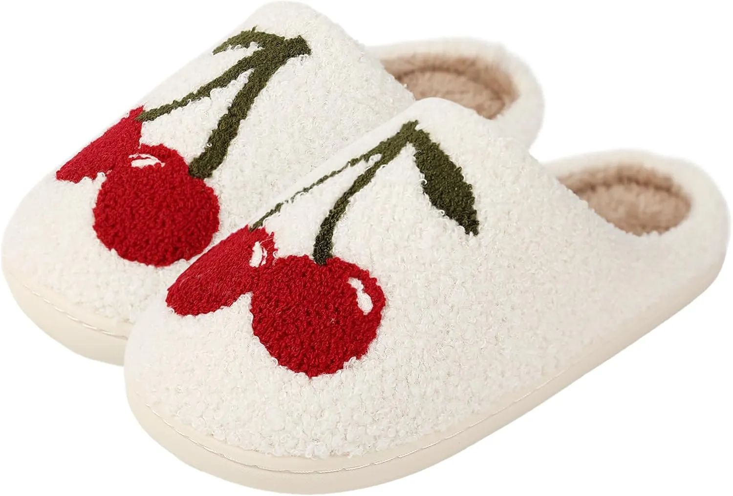 Menore Memory Foam Slippers for Womens Mens Plush Warm Spooky Lantern Cute Slippers House Shoes