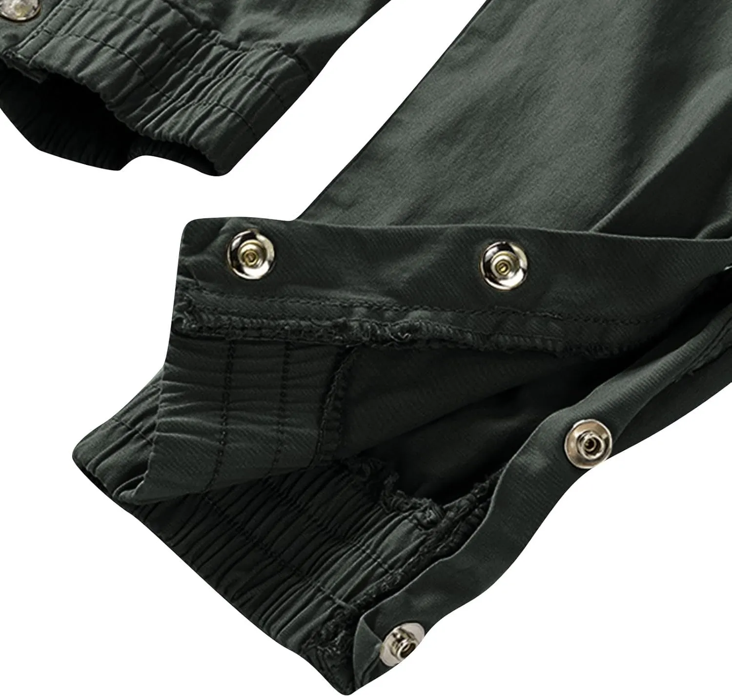 Men's Cargo Pants Elastic Waist Stretch Tactical Joggers for Men Outdoor Work Athletic Casual Pants with Pockets