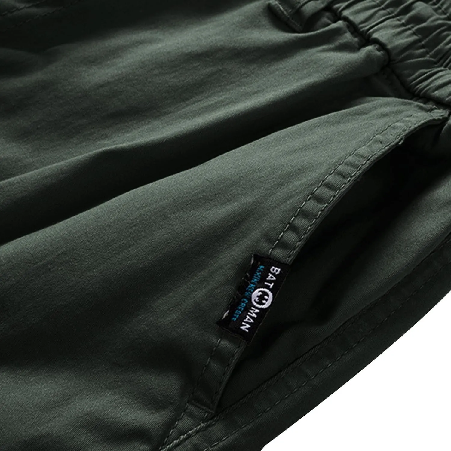 Men's Cargo Pants Elastic Waist Stretch Tactical Joggers for Men Outdoor Work Athletic Casual Pants with Pockets
