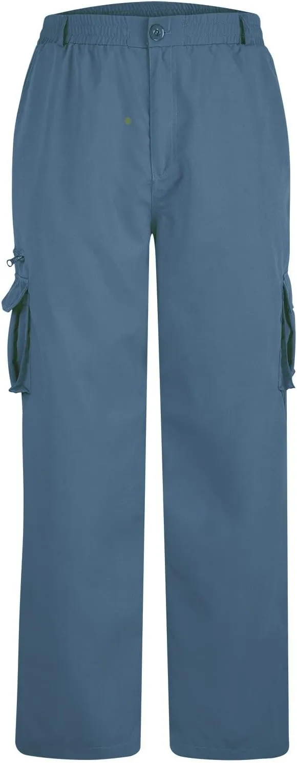 Men's Cargo Work Pants Hiking Tactical Quick Dry Waterproof Pants Lightweight Travel Fishing Camping Outdoor Pants