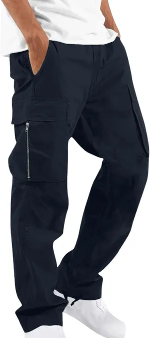 Men's Cargo Work Pants Quick Dry Waterproof Lightweight Tactical Pants Travel Fishing Camping Outdoor Pants
