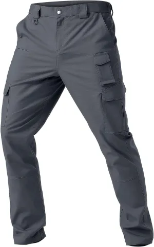 Men's Cargo Work Pants Water Resistant Tactical Pants 29"/31"/33" Lightweight Hiking Ripstop Pants Outdoor Apparel