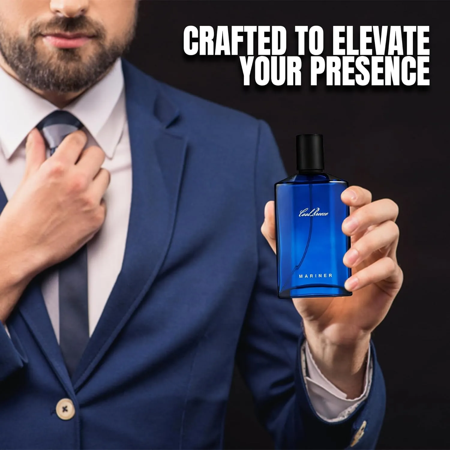 Men’s Cologne Cool Breeze Original Natural Spray Eau De Toilette,Long-Lasting Scent Perfume for Men Elegant Bottle - Great Holiday Gift, 3.4 Fl Oz/100 Ml