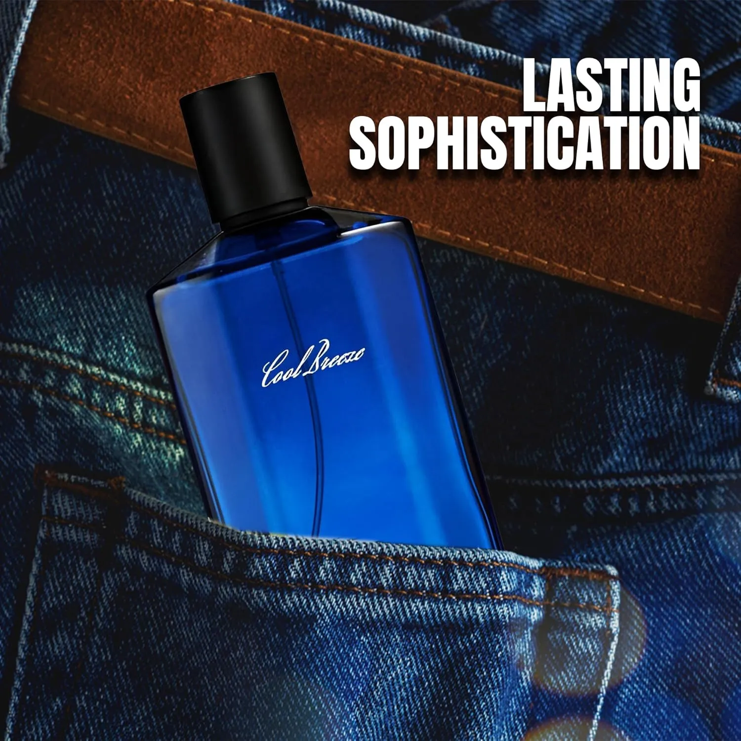 Men’s Cologne Cool Breeze Original Natural Spray Eau De Toilette,Long-Lasting Scent Perfume for Men Elegant Bottle - Great Holiday Gift, 3.4 Fl Oz/100 Ml
