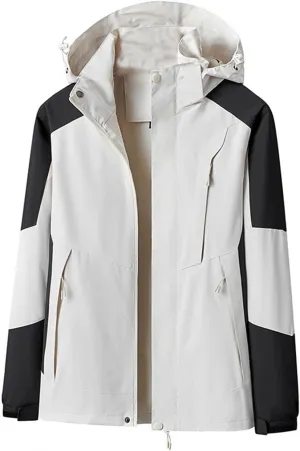 Mens Lightweight Softshell Jacket Hooded Windproof Resistant Rain Jackets Tops Hiking Climbing Windbreaker Golf Coat