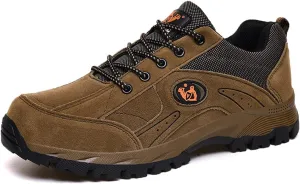 Mens Walking Waterproof Boots Trekking Shoes Lightweight Vent Breathable Hiking Shoes