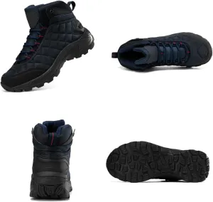 Men's Winter Boots Insulated Waterproof Warm Winter Hiking Boots Non-Slip Outdoor Comfort Warm Work Boots Hiker Trekking Trail