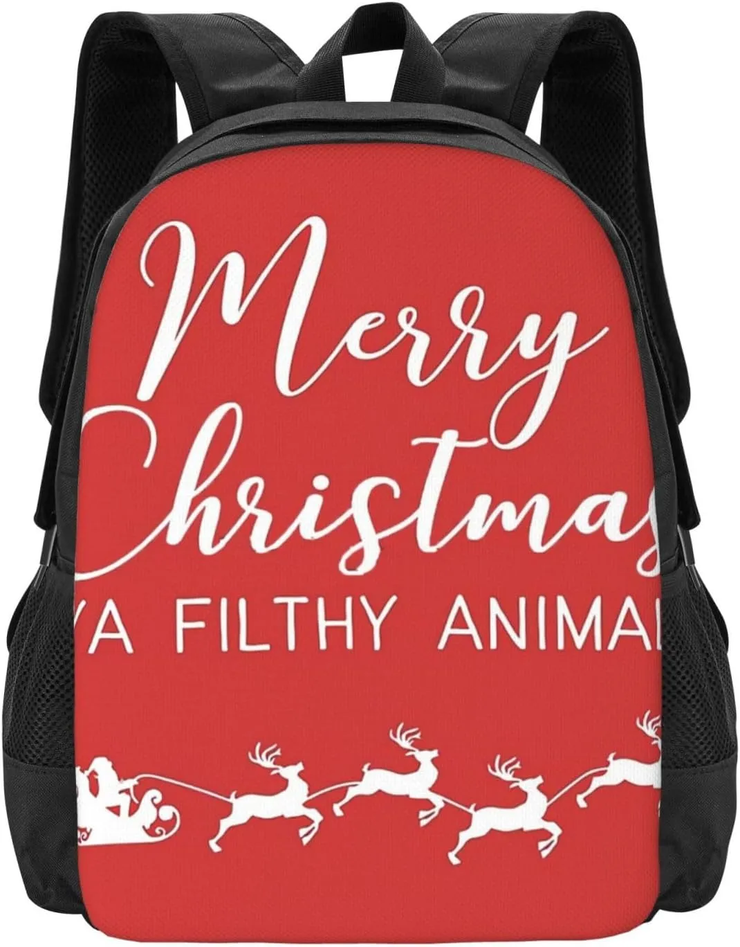 Merry Christmas Lightweight Packable Backpack Travel Casual Hiking Daypack Foldable Backpack For Men Women