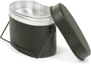 Mess Kit,Three Part Portable 1.5L Mess Tin for Camping, Hiking