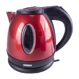 Metallic Red Compact Low Power 1.2L 750W Cordless Kettle Caravan Camper Van RV