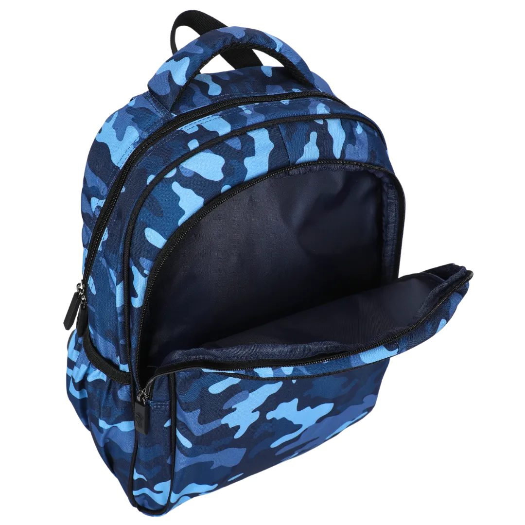 Midsize Kids Backpack - Blue Camo