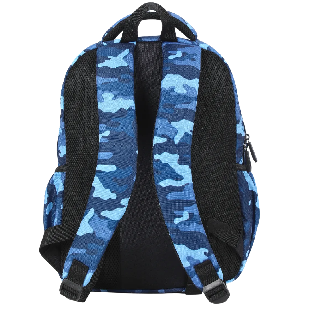 Midsize Kids Backpack - Blue Camo