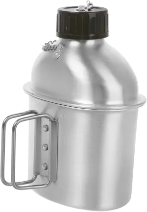 Milisten 1 Set Portable Aluminum Water Bottle Set with Cup Multi Functional Kettle for Camping Lightweight Sturdy Design for Outdoor Adventures Includes Aluminum Cup for Versatility