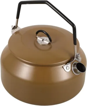Milisten Portable Stainless Steel Camping Kettle Multi-functional Water Pot for Outdoor Use Lightweight Wear-resistant Design for Boiling Water and Tea Convenient Carry for Hiking and