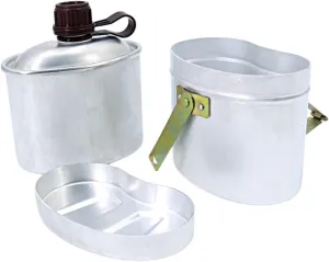 Milisten Water Pot 1 Set Camping Accessories Kettle Cloth Pouch Lightweight Lunch Box for Hiking