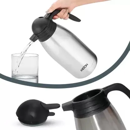 Milton Classic 600 Thermosteel 24 Hours Hot or Cold Carafe, 600 ml, Silver